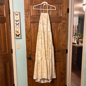 Entro Cream and Yellow Floral Dress